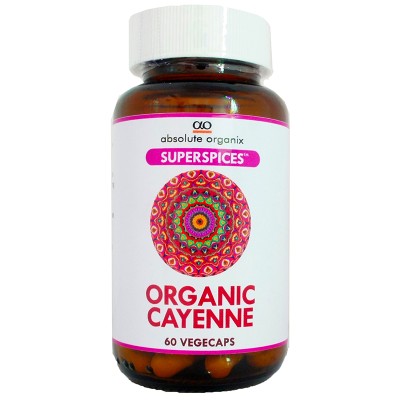 SuperSpices Organic Cayenne Capsules