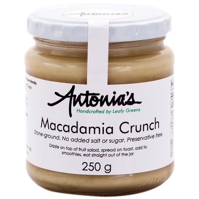 Antonia's Raw Stoneground Macadamia Crunch Butter
