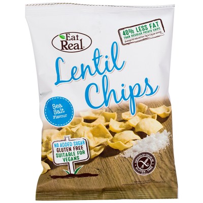 Eat Real Lentil Chips - Sea Salt 