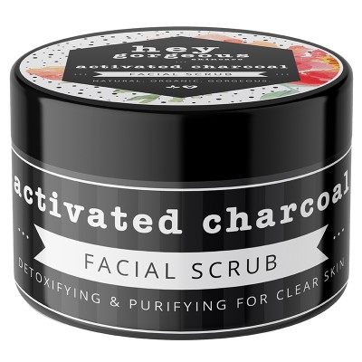 Hey Gorgeous Activated Charcoal Facial Scrub 