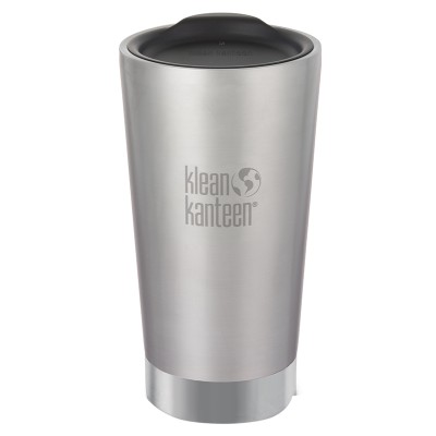Klean Kanteen Insulated Coffee Cup Brushed Stainless - Tumbler Lid