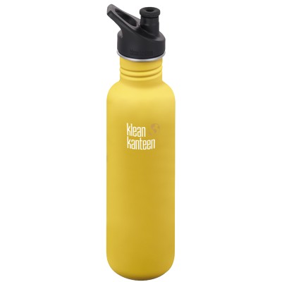 Klean Kanteen Classic 27oz Bottle with Sport Cap - Lemon Curry