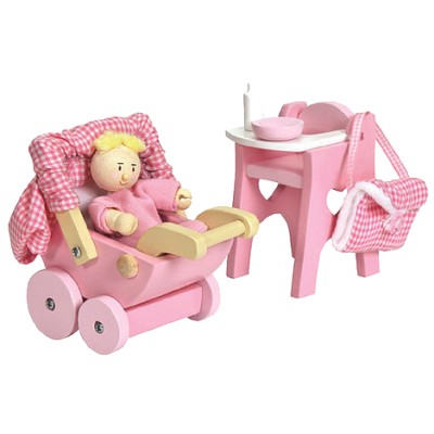 Le Toy Van Nursery Set with Baby Doll