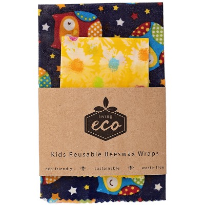 Living Eco Kids Reusable Beeswax Wraps