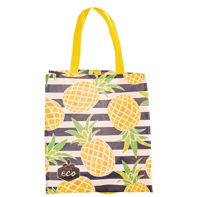 Living Eco Recycled Plastic Bottle RPET Shopper Bag - Pineapple