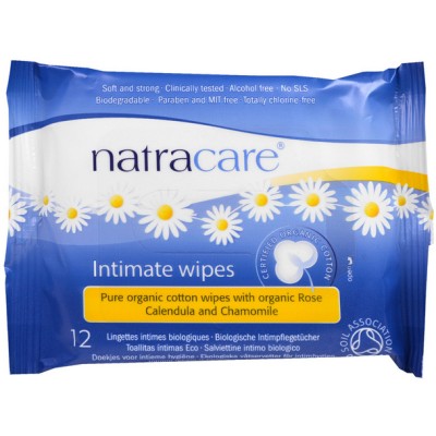 Natracare Feminine Organic Cotton Wipes