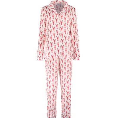 Nightire Bamboo Long Sleeve Sleepwear Set - Lobster Roll