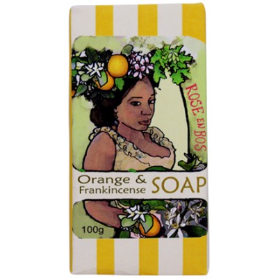 Rose en Bos Orange & Frankincense Soap Bar