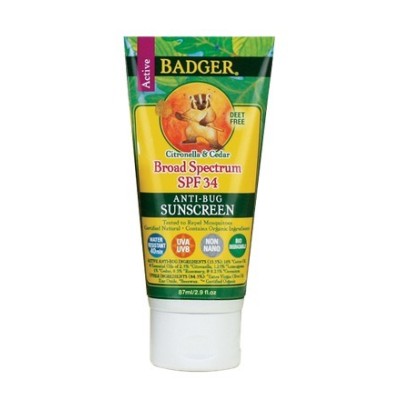 Badger SPF34 Sunscreen & Anti-Bug Balm for Face & Body
