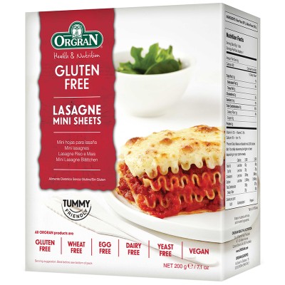 Orgran Rice & Corn Mini Lasagne Sheets