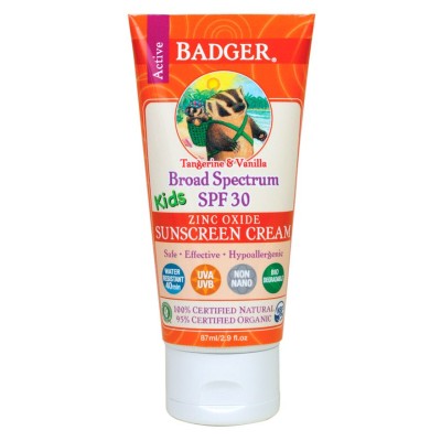 Badger SPF30 Kids Sunscreen Tangerine & Vanilla