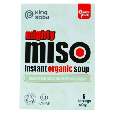 King Soba Organic Mighty Miso Soup with Tofu & Ginger