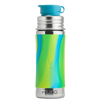 Pura Stainless Steel Aqua Swirl Sport Junior Bottle