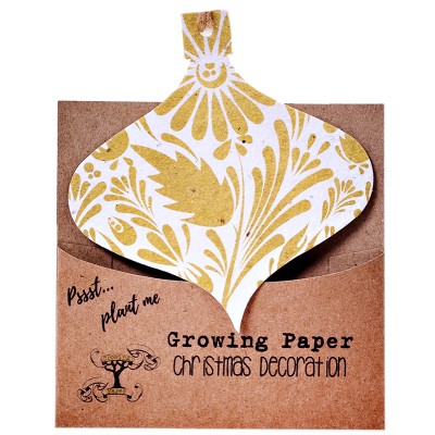 Growing Paper Christmas Decorations - Bauble
