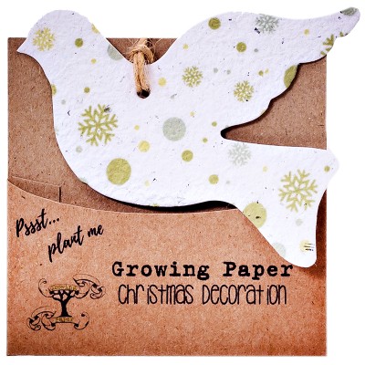 Growing Paper Christmas Decorations - Bird