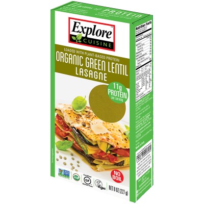 Explore Cuisine Organic Green Lentil Lasagne