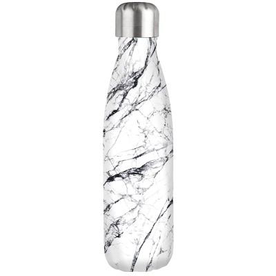 Steely Insulated Water Bottle - Matte Marble