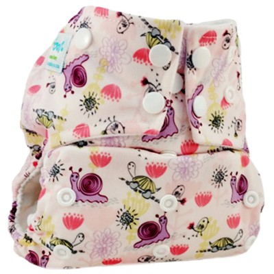 Bamboo Baby Sleeve Nappy Snails