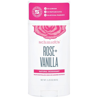 Schmidt's Rose + Vanilla Deodorant Stick