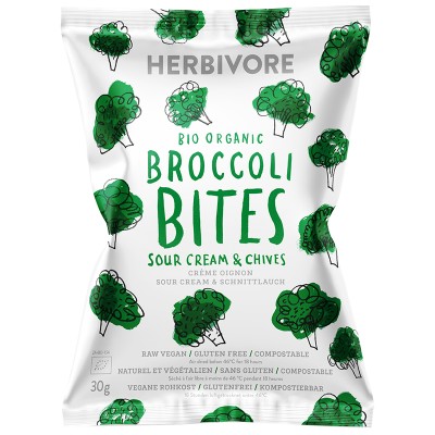 Herbivore Organic Raw Broccoli Chips - Sour Cream & Chives