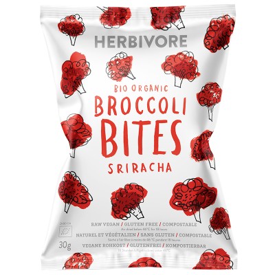 Herbivore Organic Raw Broccoli Chips - Sriracha