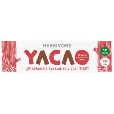 Herbivore Yacao Chocolate - Sprouted Buckwheat & Goji Berry