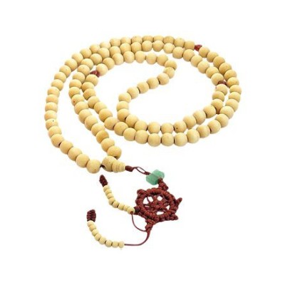 White Sandalwood Japamala Wrist Wrap