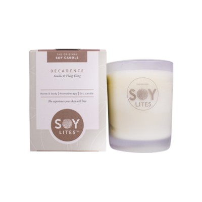 Soylites Frosted Aromatherapy Candle - Decadence, 220ml
