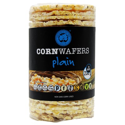 The Chocolate Tree Corn Wafers - Plain 