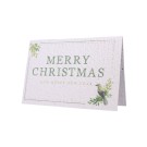 Growing Paper Card Merry Christmas Green