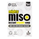 King Soba Organic Mighty Miso Soup with Edamame Soya Beans