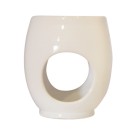Indalo White Egg-Shaped Ceramic Burner