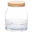 KitchenCraft Natural Elements Clear Glass Storage Jar