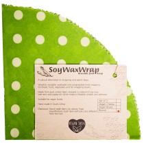 6 Degrees East Soy Wax Round Wrap - Green