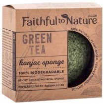Faithful To Nature Konjac Sponge - Green Tea