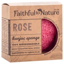 Faithful To Nature Konjac Sponge - Rose