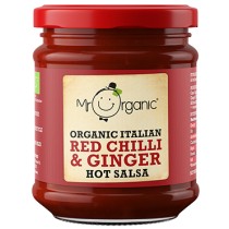 Mr Organic Hot Chilli And Ginger Salsa