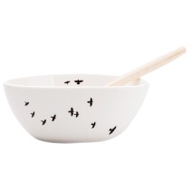 Love Milo Birds Pebble Bowl & Spoon