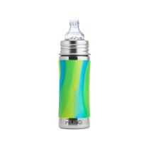 Pura Stainless Steel Aqua Swirl Sippy Bottle, 325ml