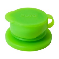 Pura Stainless Steel Big Mouth Silicone Sports Cap - Green
