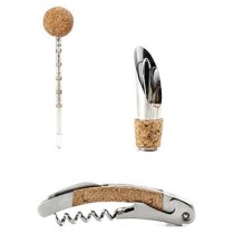 Kikkerland Cork Wine Set