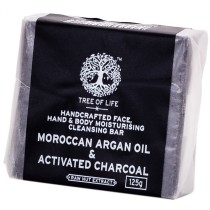 Tree of Life Argan Oil & Charcoal Soap Bar