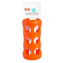 Green Kid Silicone Baby Bottle Sleeve