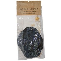 Woman-Kind Reusable Black Fabric Pads Pack of 2 (Small)