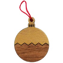 Wood Be Nice Round Christmas Deco - ZigZag